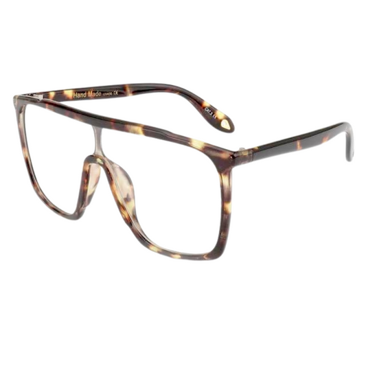 Harper Oversized Leopard Print Glasses - Didi Royale