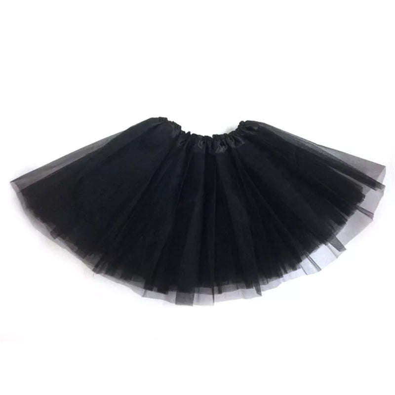 Shelly Black Mesh Mini Petticoat - Didi Royale