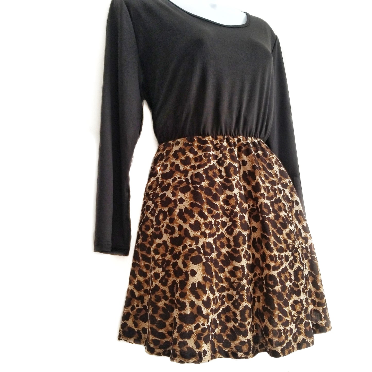 Alaina Leopard Print Mini Dress - Didi Royale