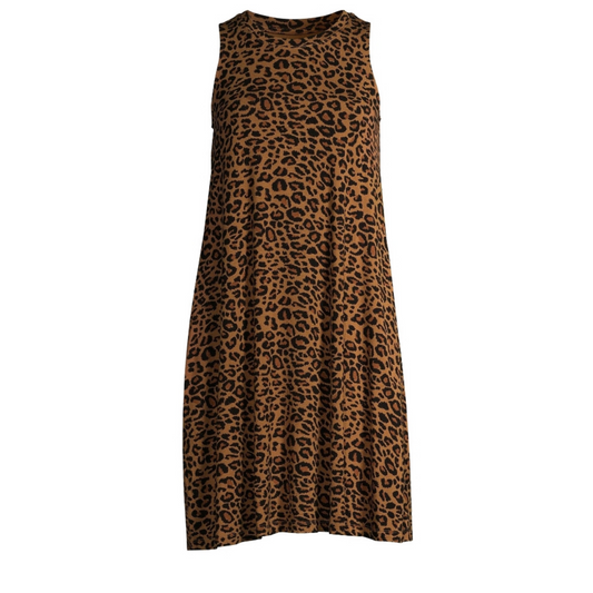Briar Leopard Print Midi Dress - Didi Royale
