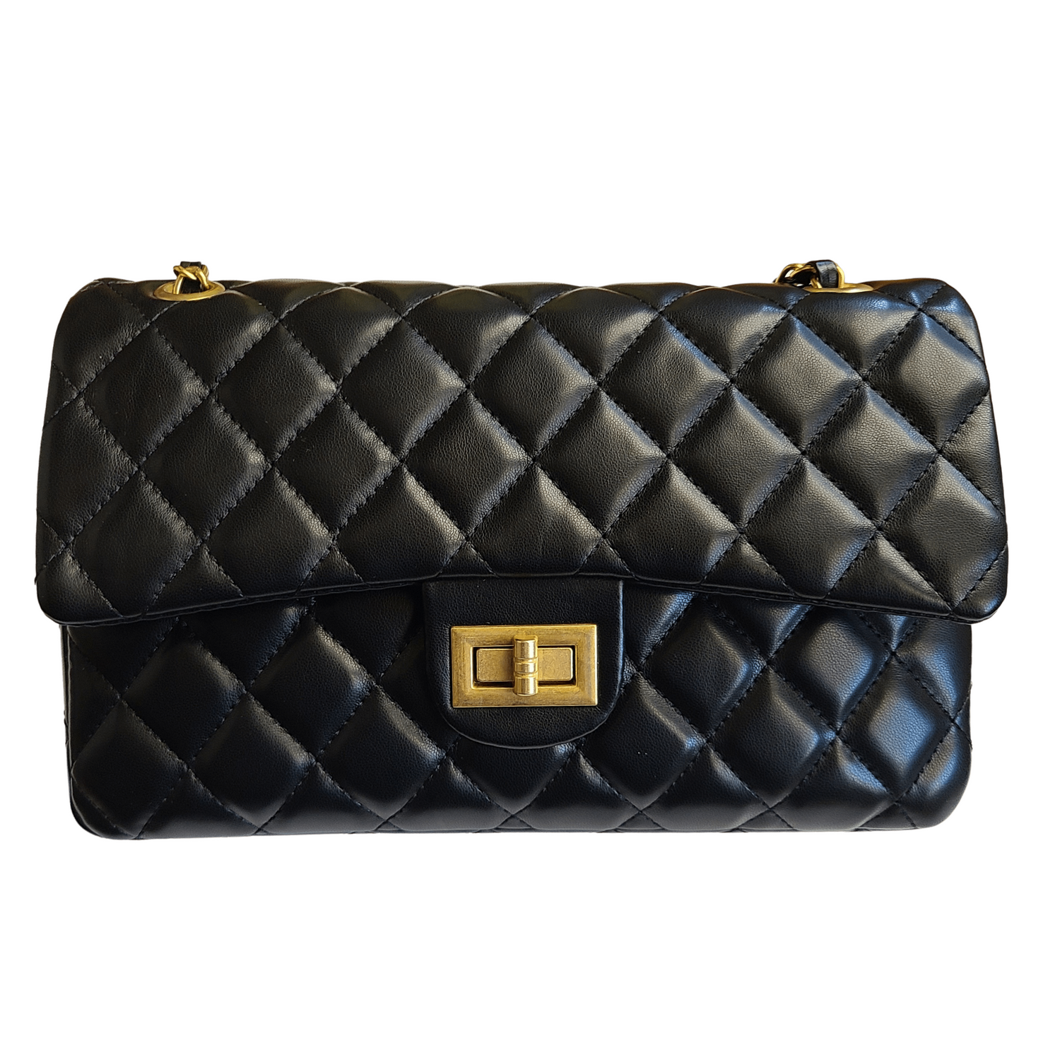 Chí Quilted Bag with Chain Strap