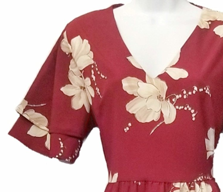Canela Burgundy Floral Print Maxi Dress - Didi Royale
