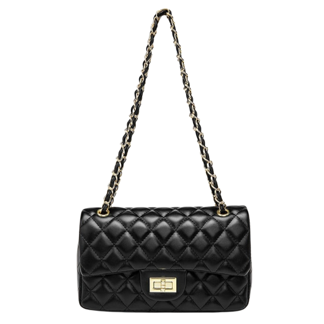 Cheyanne Quilted Bag With Chain Strap - Didi Royale