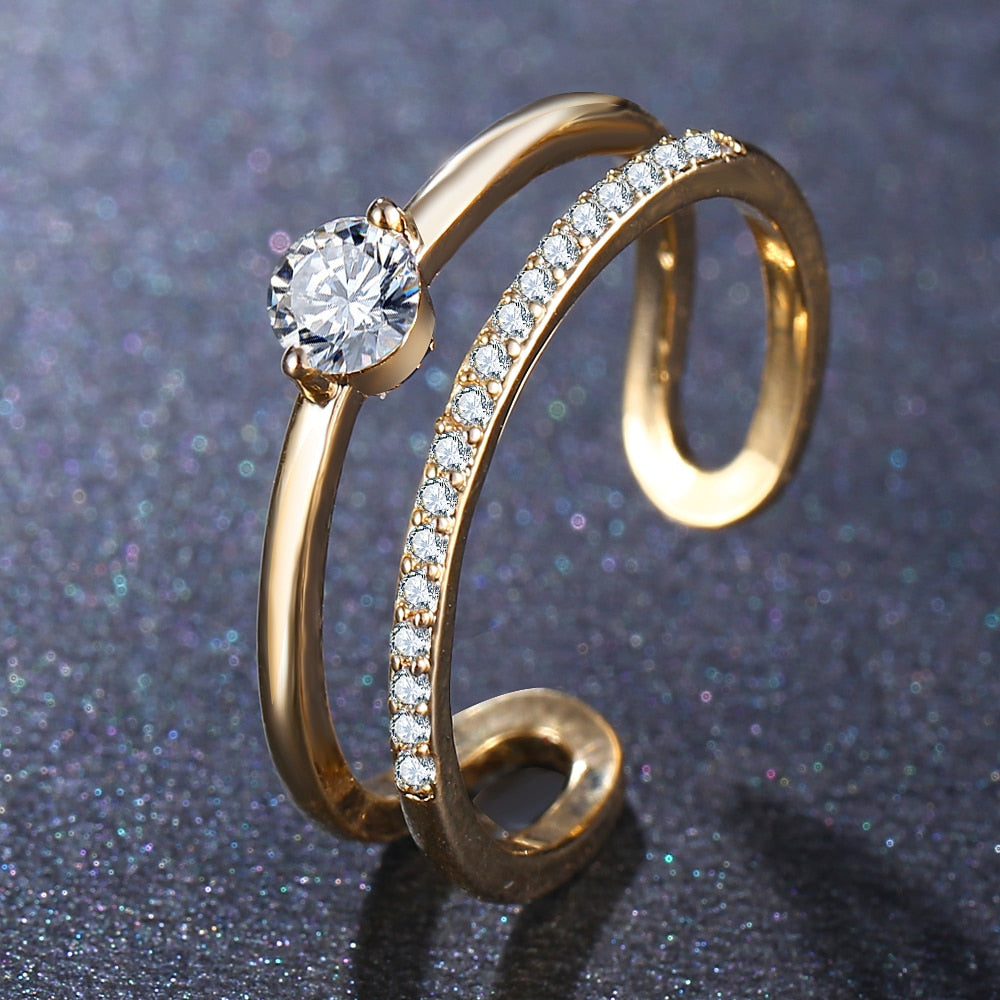 Molly Gold Infinity Ring - Didi Royale