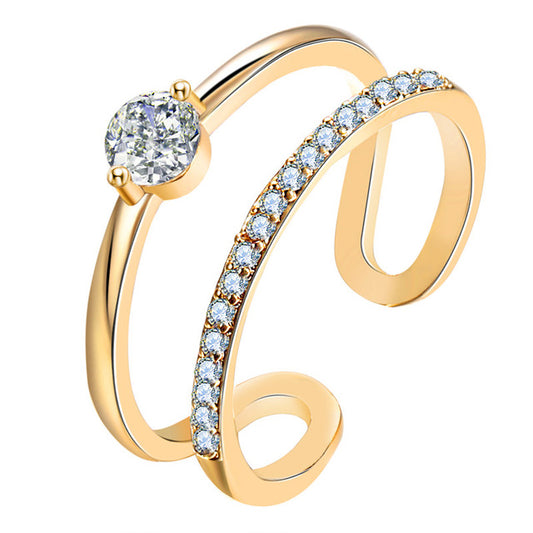 Molly Gold Infinity Ring - Didi Royale